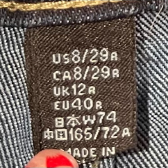 GAP Sexy Boyfriend Fit Jeans (Sz 8) - Picture 5 of 5